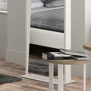 Angebote ? 174 Cm Hoher Ganzkörperspiegel In Weiß – Truridia ✨ 9